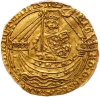 Great Britain. Richard II, (1377-1399), Gold Noble, undated