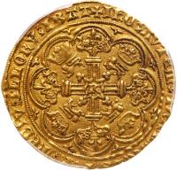 Great Britain. Richard II, (1377-1399), Gold Noble, undated - 2