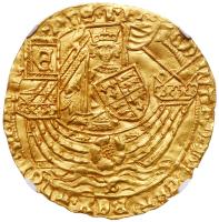 Great Britain. Edward IV (1st Reign, 1461-1470). Gold Ryal or Rose Noble, undated