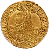 Great Britain. Elizabeth I (1558-1603). Gold Half Pound, undated