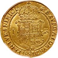 Great Britain. James I (1603-1625). Gold Sovereign of Twenty Shillings, undated - 2