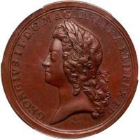 Great Britain. George II (1727-1760). Bronze Medal, 1731