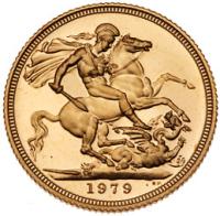 Great Britain. Elizabeth II (1952-2022). Gold Sovereign, 1979 - 2