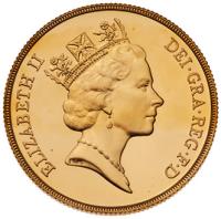 Great Britain. Elizabeth II (1952-2022). Gold Proof Sovereign Three-Coin Collection, 1987