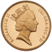 Great Britain. Elizabeth II (1952-2022). Gold Proof Sovereign Three-Coin Collection, 1991