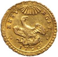 Italian States: Sicily. Carlo Di Borbone (1734-1759). Gold Oncia, 1736 - 2
