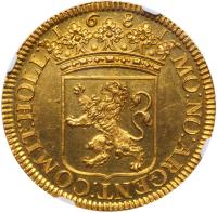 Netherlands: Holland. Gulden Struck in Gold, 1681 - 2