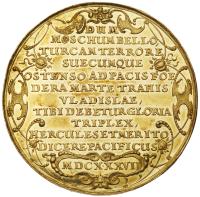 Poland: Danzig. Wladyslaw IV (1633-1648). Gold Medallic 12 Ducat, 1637 - 2