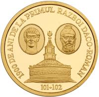 Romania-Republic. Gold 1000 Lei, 2001 15.54g