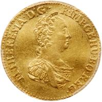 Transylvania. Maria Theresa (1740-1780). Gold Double Ducat, 1765