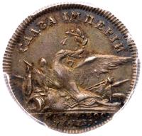 Jetton. 1739. Silver. To Commemorate Peace with Turkey. - 2