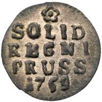 Solidus 1759. Königsberg. 0.57 gm. - 2