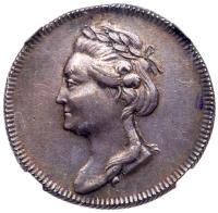 Jetton. 1782. Silver. Inauguration of the Peter the Great Monument in St. Petersburg.