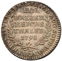 ½ Taler, 1798 J. - 2