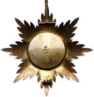 Breast Star. Civil Division. Silver, gilt and enamels. 90 mm - 2