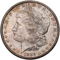 1885-CC Morgan $1 PCGS MS63