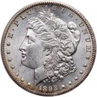 1893-CC Morgan $1 PCGS MS61