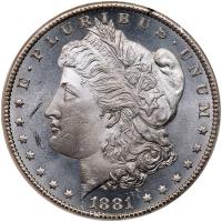 1881-CC Morgan $1 PCGS MS63 PL