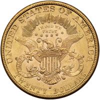 1883-S $20 Liberty PCGS AU58 - 2