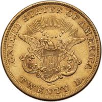 1856 $20 Liberty PCGS AU50 - 2