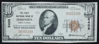 1929, $10 National Bank Note FNB of Fessenden, North Dakota