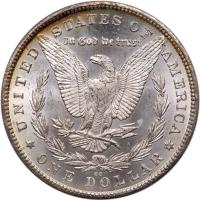 1880-CC Morgan $1. Rev of 1879 PCGS MS62 - 2