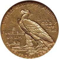 1911-D $5 Indian NGC AU53 - 2