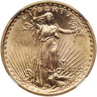 1922 $20 St. Gaudens NGC MS64