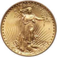 1924 $20 St. Gaudens PCGS MS64