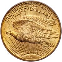 1914-S $20 St. Gaudens PCGS MS64 - 2