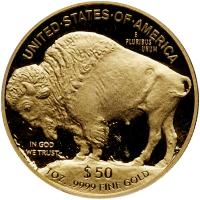 2014-W American Buffalo $50 Gold Coin PCGS PF70 DC - 2
