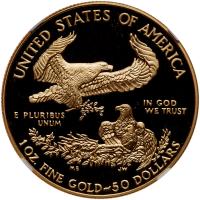 1994-W. $50.00 1 oz American Gold Eagle NGC PF70 UC - 2