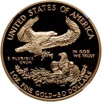 2004-W. $50.00 1 oz American Gold Eagle NGC PF70 UC - 2