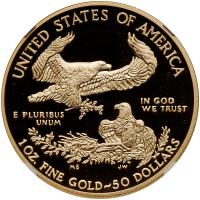 2013-W. $50.00 1 oz American Gold Eagle NGC PF70 UC - 2