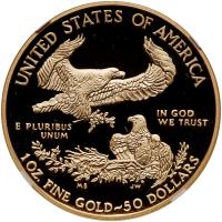 2016-W. $50.00 1 oz American Gold Eagle NGC PF70 UC - 2