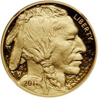 2011-W. $50.00 Gold Buffalo .9999 Fine 1 oz. NGC PF70 UC