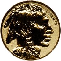 2013-W. $50.00 Gold Buffalo .9999 Fine 1 oz. 100th Anniversary Issue NGC PF70 UC