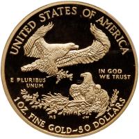 2012-W. $50.00 American Gold Eagle PCGS PF70 DC - 2