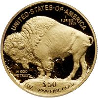 2014-W American Buffalo $50 Gold Coin PCGS PF70 DC - 2