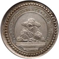 Mexico. Silver Proclamation Medal, 1791 Sombrerete PCGS AU55 - 2