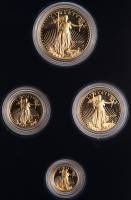 1997-W. 4-piece American Gold Eagle Gem Proof Set