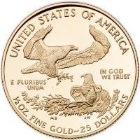 1996-W Gem Proof American Eagle $25 Gold Coin - 2