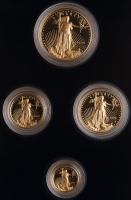 1999-W 4-Piece Set of Gem Proof American Eagle Gold Coins