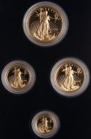 2001-W. 4-piece American Gold Eagle Gem Proof Set