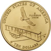 2003-W First Flight Gem Unc $10 Gold Coin - 2