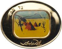 Israel. 12 Tribes of Israel in Color (Salvador Dali), State Gold Medals, 1993-1996