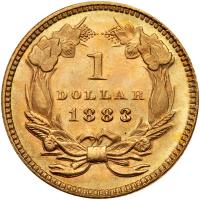 1883 $1 Gold Indian PCGS MS67 - 2