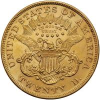 1874 $20 Liberty PCGS AU58 - 2