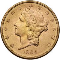 1904-S $20 Liberty PCGS MS62