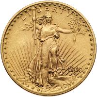 1910 $20 St. Gaudens PCGS MS63